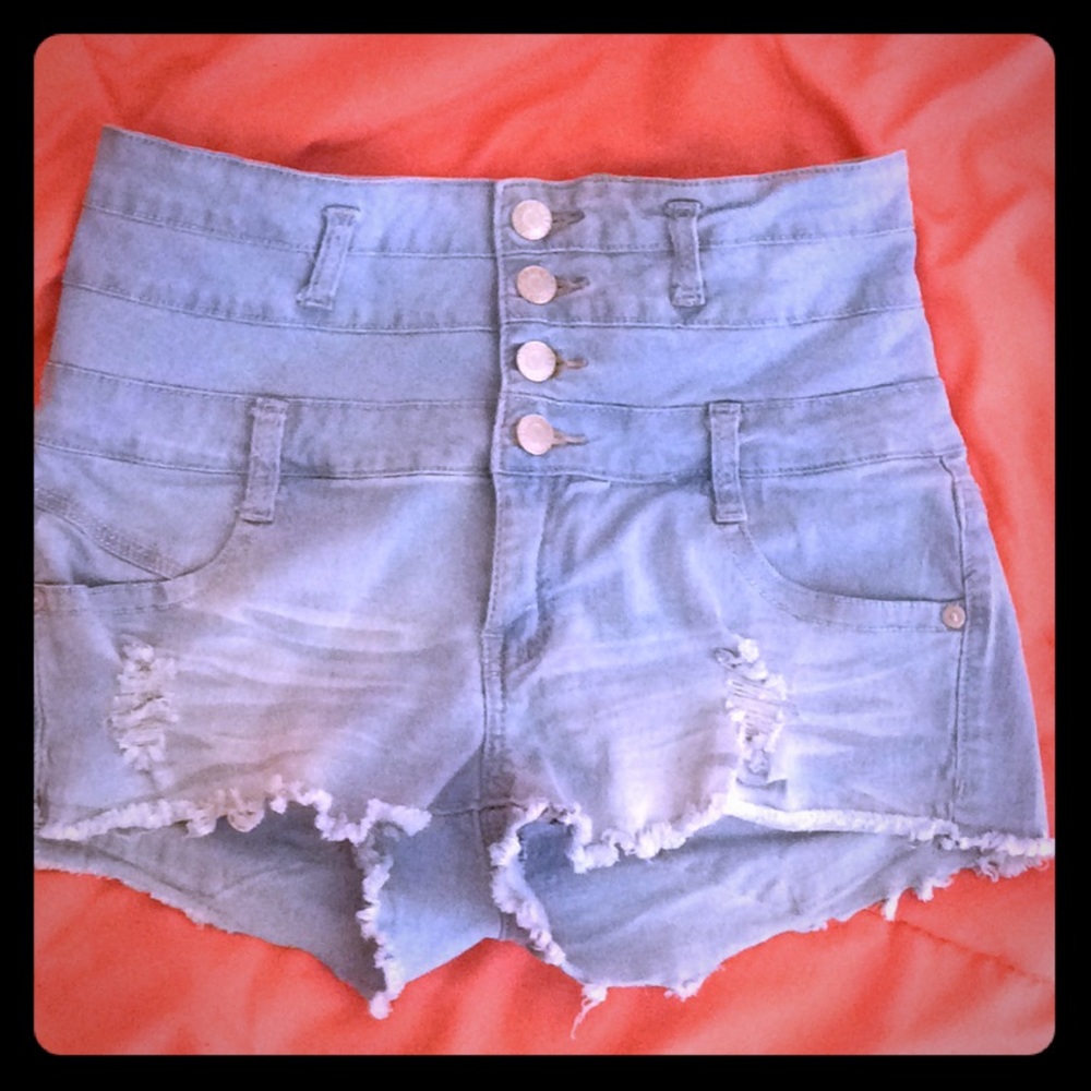 High waisted shorts
